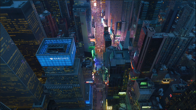 超清纽约城市夜景
