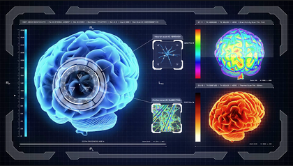 科技感大脑成像