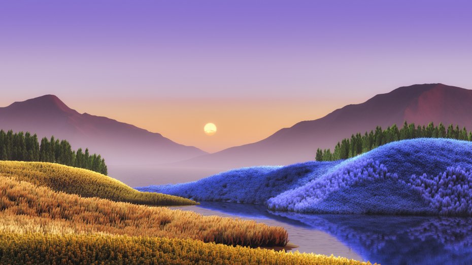 windows-11-风景-数字艺术