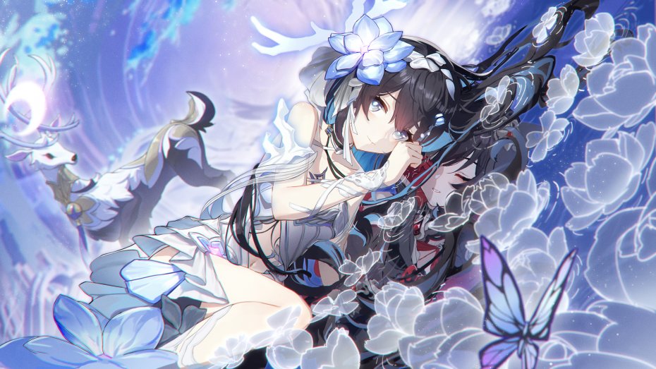 崩坏 希尔 花朵插图壁纸