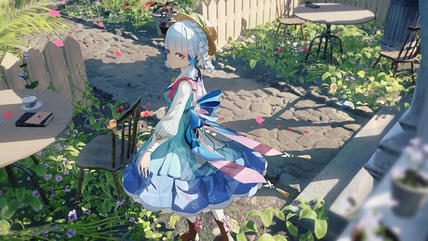 绫香 信件与花朵 原神