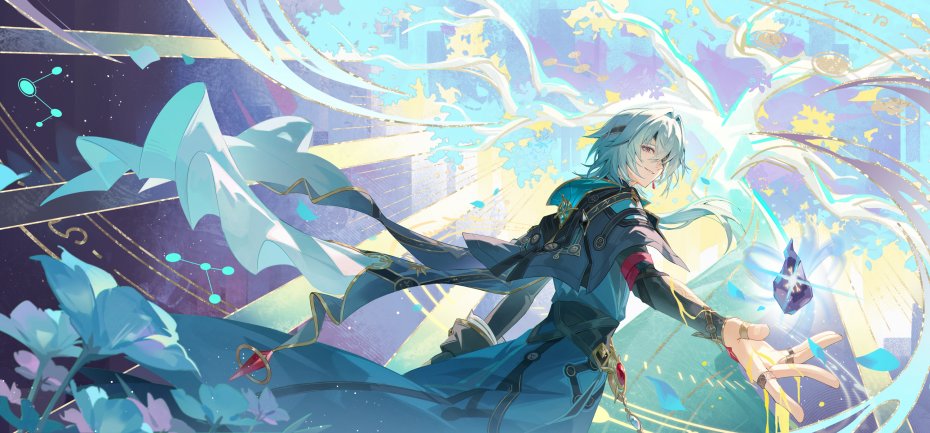 游戏《崩坏：星穹铁道》角色瓦尔特・杨动漫插画