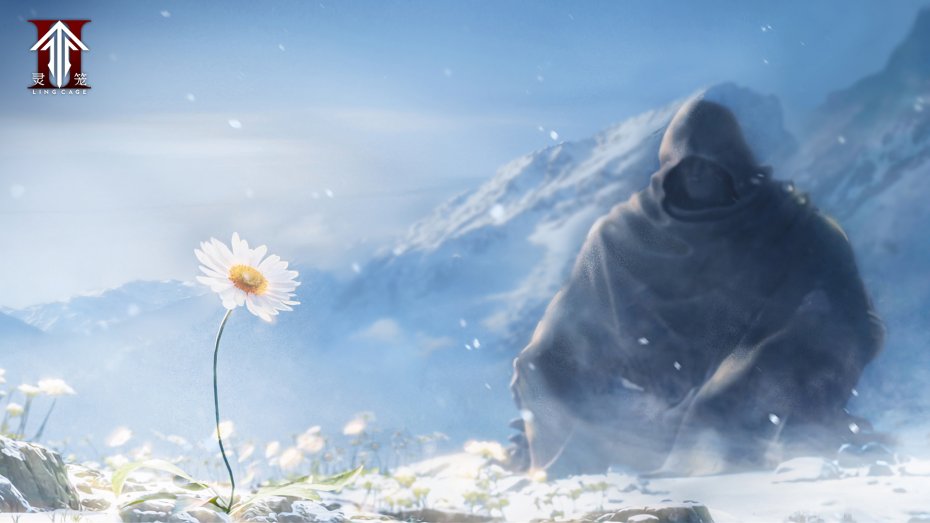 《灵笼2》雪山马克斗篷与雏菊壁纸