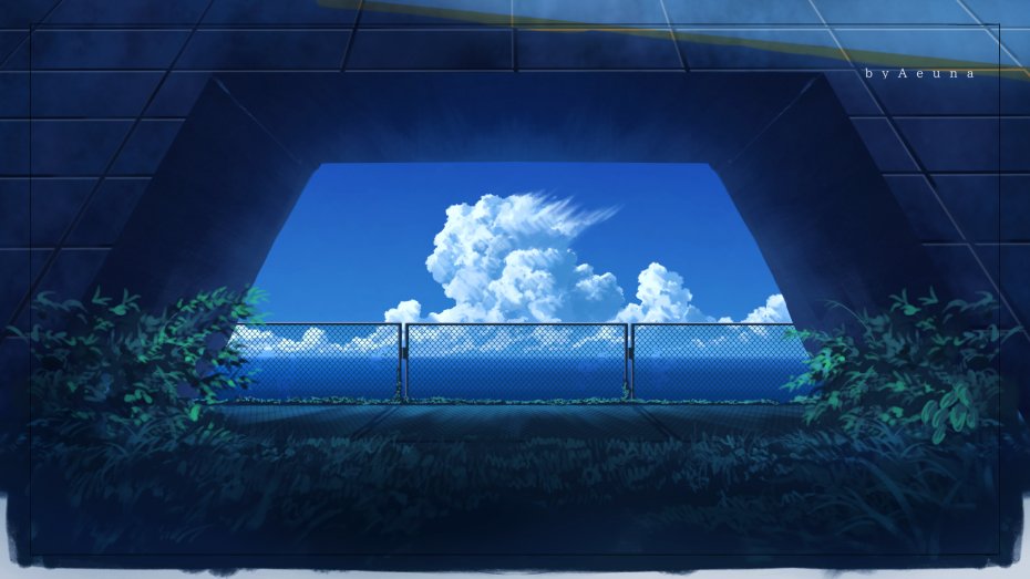 Aeuna 插图风景 云 天空 壁纸