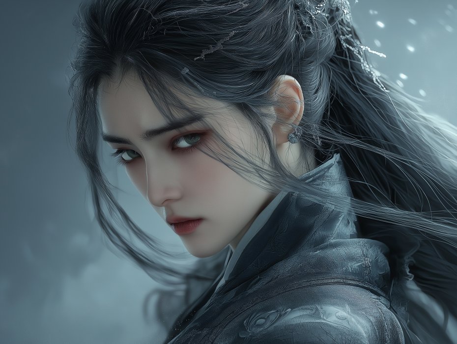 ai古风少女 唯美壁纸