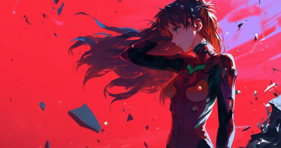 EVA 新世纪福音战士明日香桌面壁纸