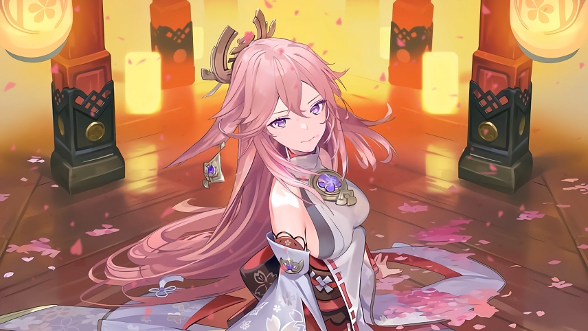 八重神子樱花 原神