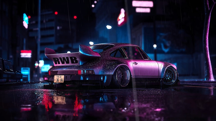 保时捷 911 Carrera RSR 1973 动态壁纸