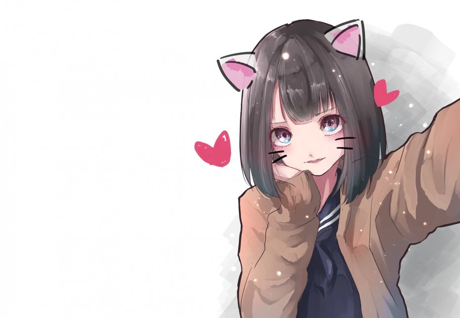 猫耳萌系少女动漫壁纸