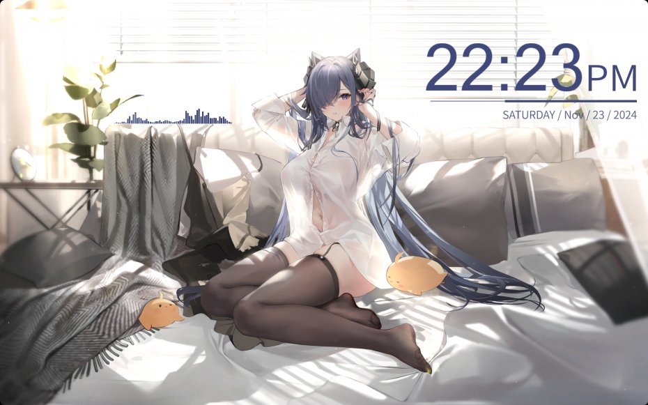 性感衬衣 桌面插画壁纸