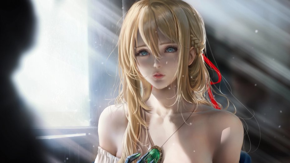 《紫罗兰永恒花园》薇尔莉特插画壁纸