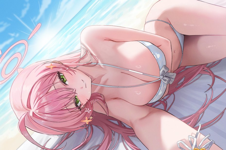 性感沙滩少女壁纸