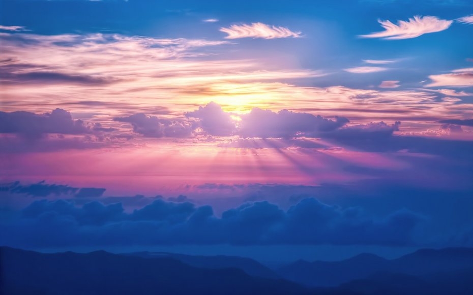 云-自然-天空-阳光风景壁纸