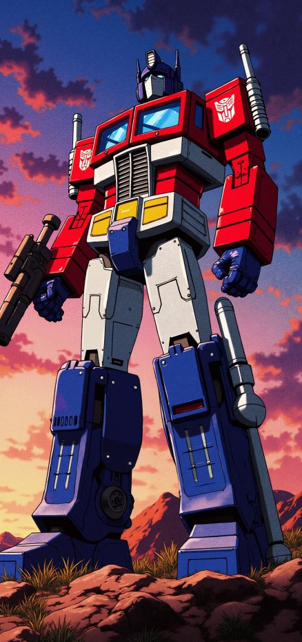 《变形金刚》擎天柱帅气风手机壁纸