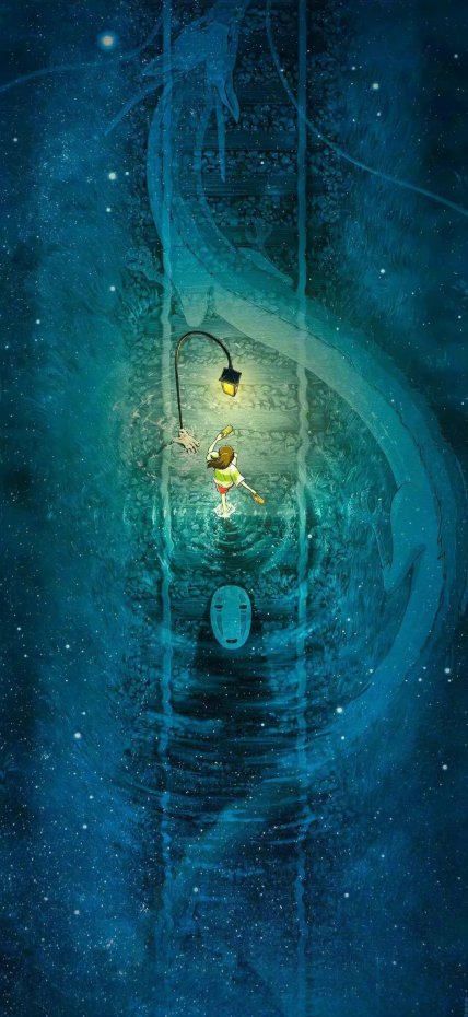 《千与千寻》场景梦幻风手机壁纸