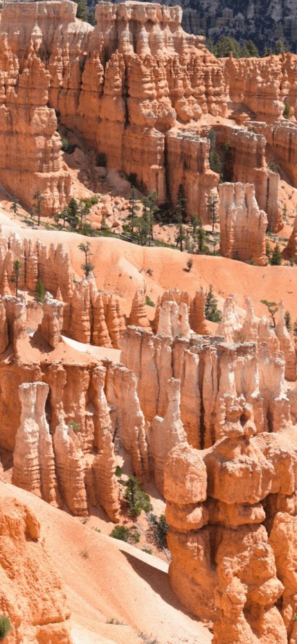 布赖斯峡谷地貌摄影壁纸