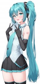 初音未来双马尾可爱风手机壁纸