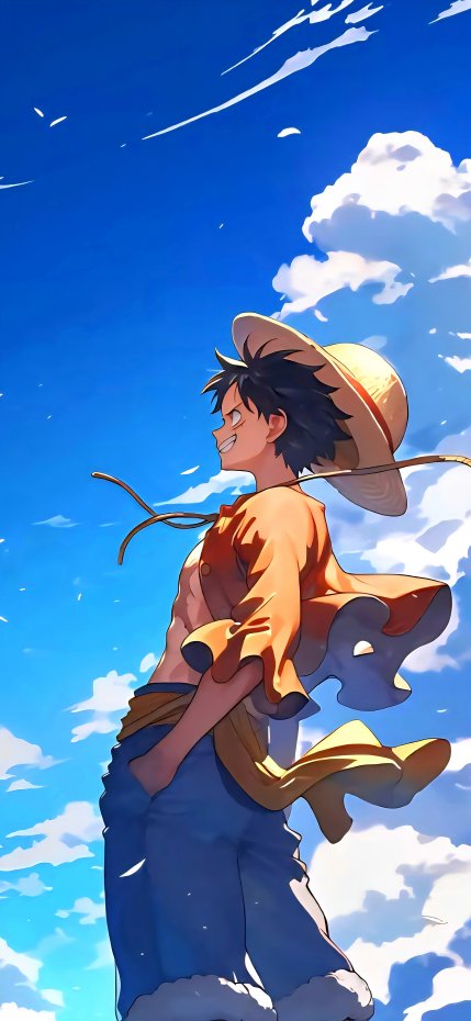 动漫《海贼王》路飞角色插画