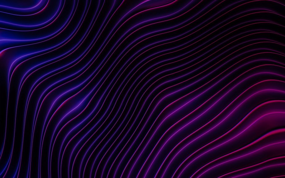 紫粉色曲线抽象艺术壁纸