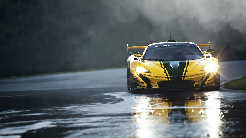 迈凯轮 P1 GTR 黄色