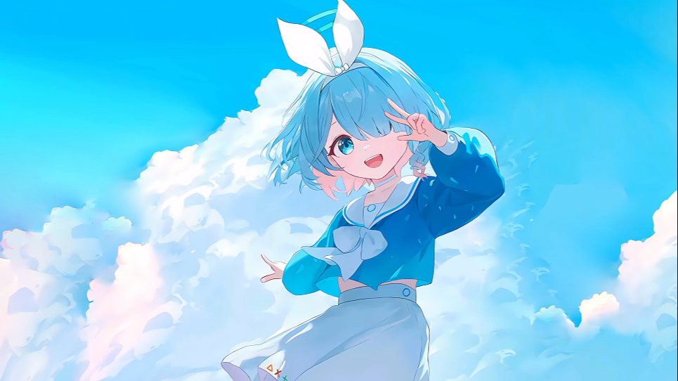 阿罗娜云景蓝色档案动态壁纸