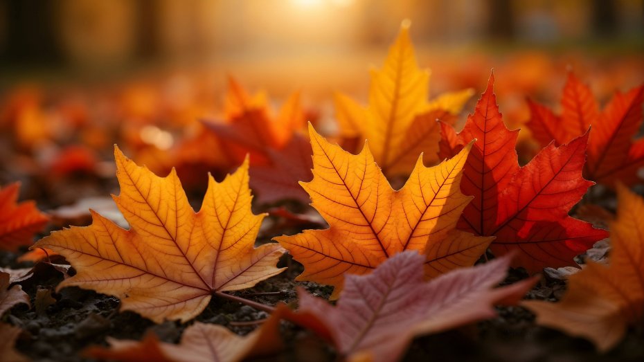 4K 高清枫叶秋季风景壁纸