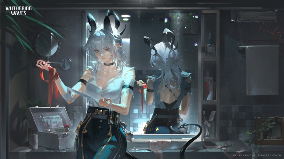 《鸣潮》角色桑泊 4K 游戏壁纸